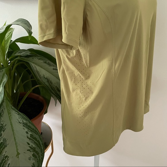 Lululemon Olive Green Running Tee - Picture 5 of 7